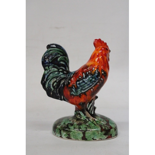 786 - AN ANITA HARRIS COCKEREL SIGNED IN GOLD