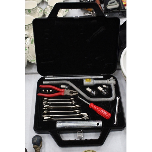 833 - A JAGUAR MOBILE REPAIR KIT IN A CASE