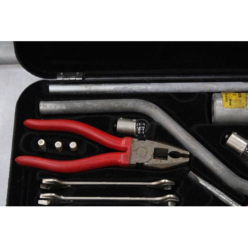 833 - A JAGUAR MOBILE REPAIR KIT IN A CASE