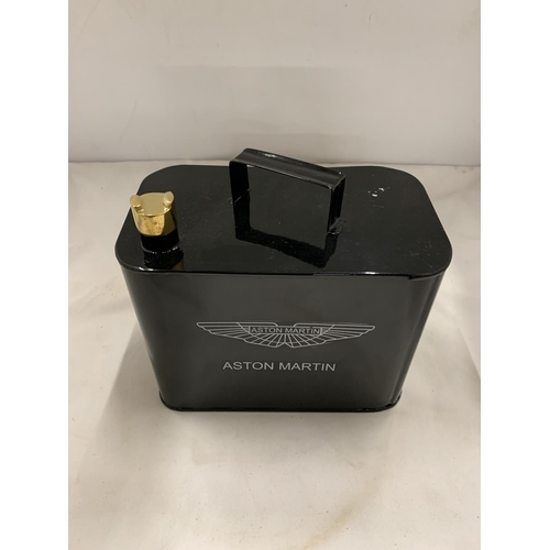 988 - A BLACK ASTON MARTIN OIL CAN