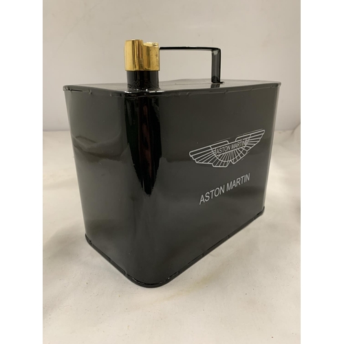 988 - A BLACK ASTON MARTIN OIL CAN