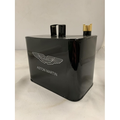 988 - A BLACK ASTON MARTIN OIL CAN