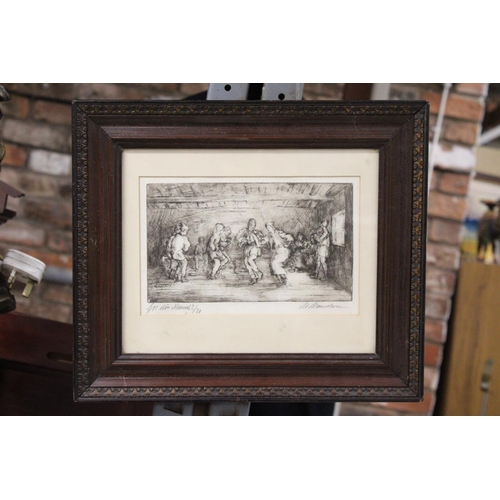 1077 - A VICTORIAN, SIGNED LITHOGRAPH, LIMITED EDITION 2/20