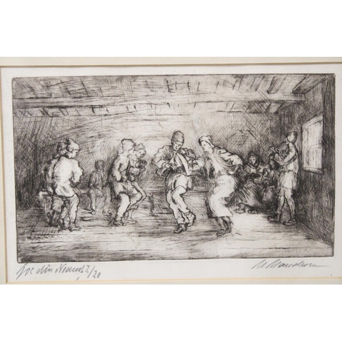 1077 - A VICTORIAN, SIGNED LITHOGRAPH, LIMITED EDITION 2/20