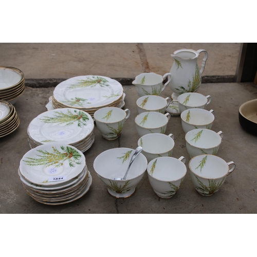 1844 - A COLLECTION OF ROYAL STAFFORDSHIRE 'BROOM' PATTERN DINNER SERVICE ITEMS