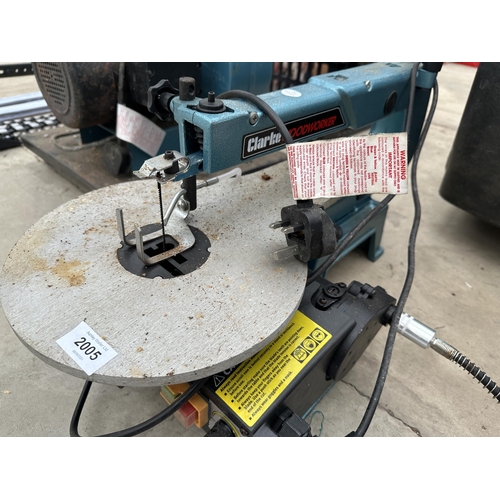 2005 - AN ELECTRIC CLARKE WOODWORKER SCROLL SAW