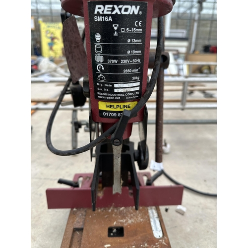 2015 - A REXON SM16A MORTICE DRILL