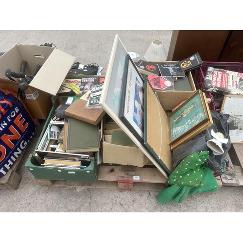 2265 - AN ASSORTMENT OF HOUSEHOLD CLEARANCE ITEMS