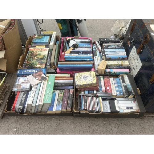 2267 - A LARGE QUANTITY OF ASSORTED BOOKS