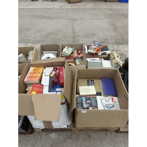 2273 - A LARGE QUANTITY OF ASSORTED BOOKS