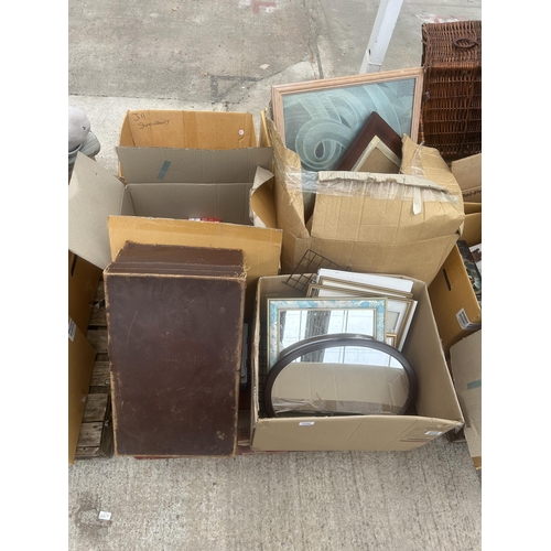 2298 - AN ASSORTMENT OF HOUSEHOLD CLEARANCE ITEMS