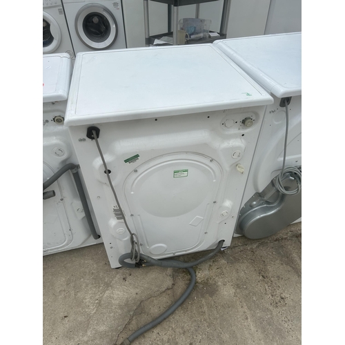 2306 - A WHITE CANDY 9KG+6KG WASHER DRYER