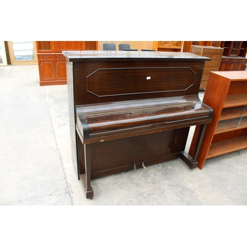 2804 - A CRANE AND SONS OVERSTRUNG PIANO