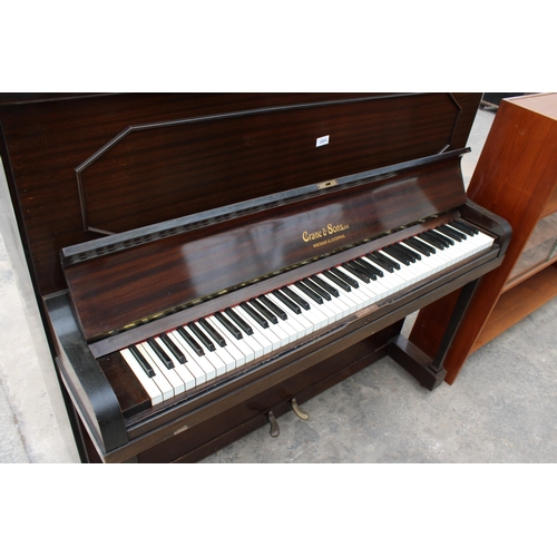 2804 - A CRANE AND SONS OVERSTRUNG PIANO