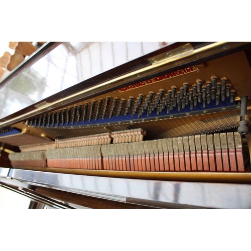 2804 - A CRANE AND SONS OVERSTRUNG PIANO