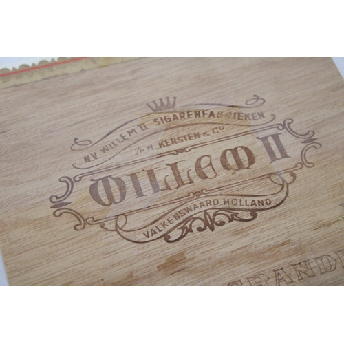 316 - A SEALED AND UNOPENED BOX OF WILLEM II PRODUCT OF HOLLAND GRANDEUR CIGARS