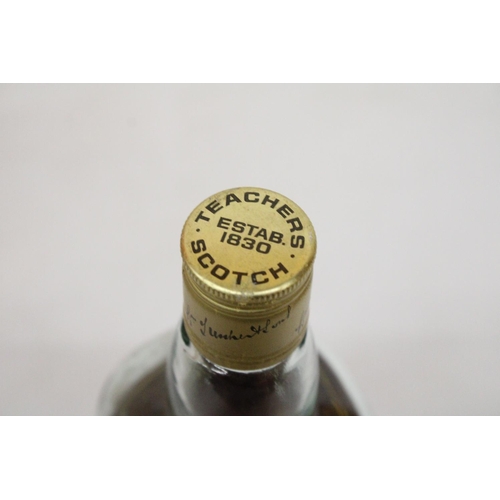 322 - A 1-14 L40 FL OZ BOTTLE OF TEACHER'S HIGHLAND CREAM BOTTLED IN SCOTLAND