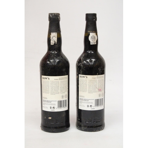 331 - TWO 75 CL B0TTLES OF DOW'S MASTER BLEND FINEST RESERVE PORT