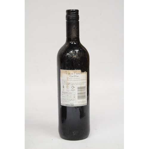 339 - SIX BOTTLES OF VIN DE FRANCE RED WINE