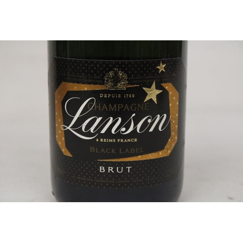 343 - A 750 ML BOTTLE OF LANSON BLACK LABLE CHAMPAGNE