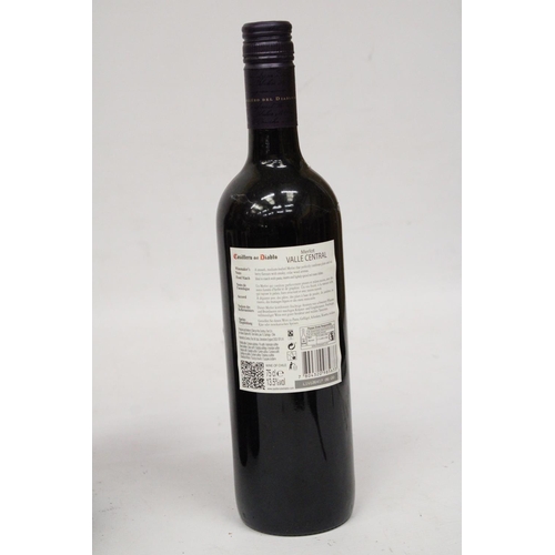 355 - SIX BOTTLES OF RESERVA CASILLERO DEL DIABLO CHILEAN MERLOT 2016