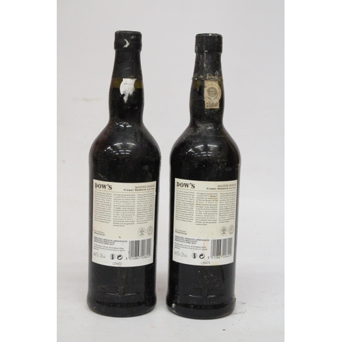 362 - TWO 75 CL B0TTLES OF DOW'S MASTER BLEND FINEST RESERVE PORT