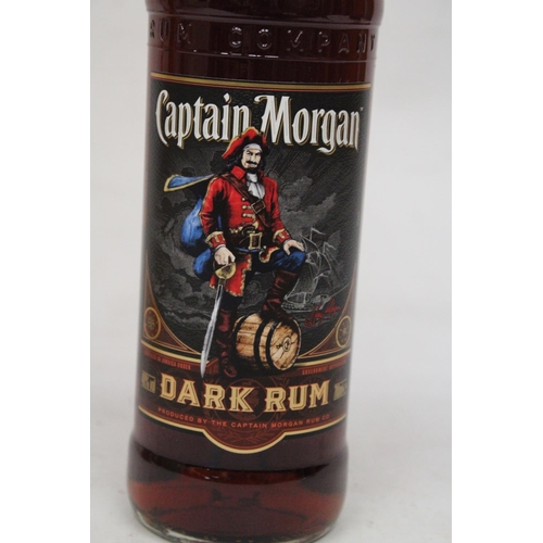 364 - A 1L BOTTLE OF THE FAMOUS GROUSE TOGETHER WITH A 700 ML BOTTLE OF CAPTAIN MORGAN DARK RUM