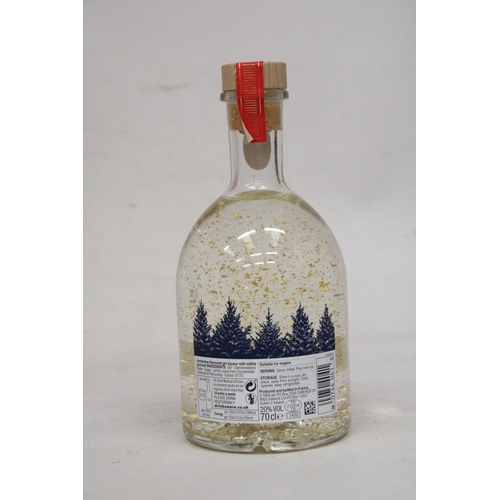 366 - A 70 CL BOTTLE OF CLEMENTINE GIN LIQUEUR SNOW GLOBE TOGETHER WITH A 1L BOTTLE OF CHRISTKINDL GLUHWEI... 