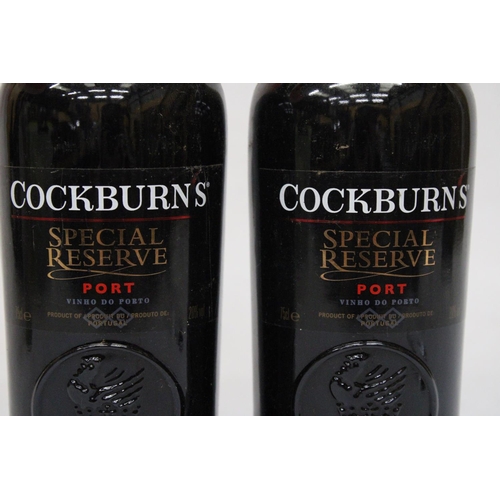 368 - TWO BOTTLES OF COCKBURNS SPECIAL RESERVE PORT - 75CL