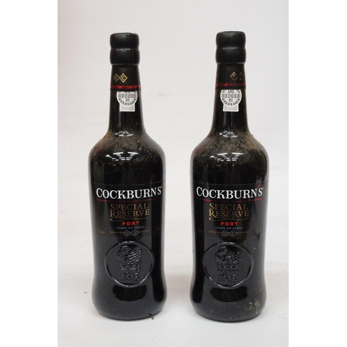 371 - TWO BOTTLES OF COCKBURNS SPECIAL RESERVE PORT - 75CL