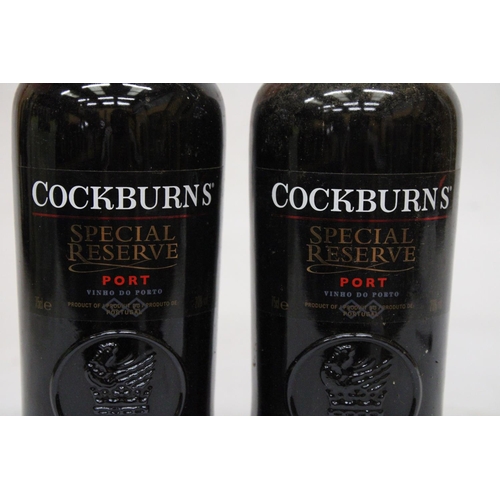 371 - TWO BOTTLES OF COCKBURNS SPECIAL RESERVE PORT - 75CL