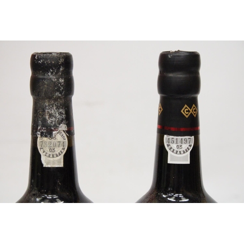 381 - TWO BOTTLES OF COCKBURNS SPECIAL RESERVE PORT - 75CL