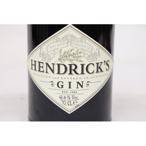 385 - A 70 CL BOTTLE OF HENDRICK'S GIN