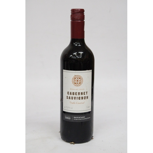 391 - FIVE BOTTLES OF CABERNET SAUVIGNON VALLE CENTRAL CHILEAN WINE