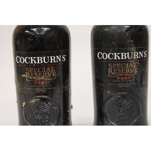 400 - TWO BOTTLES OF COCKBURNS SPECIAL RESERVE PORT - 75CL