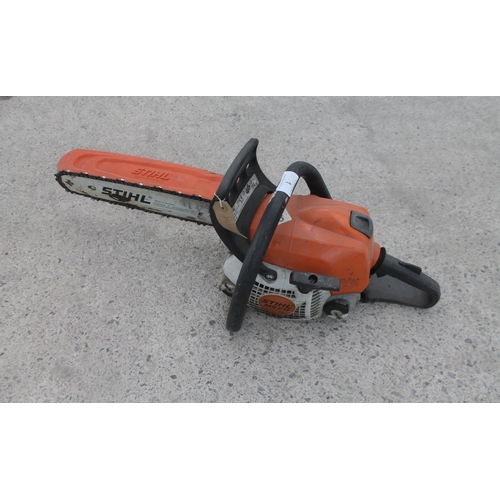 1 - A STIHL MS211 CHAINSAW - NO VAT