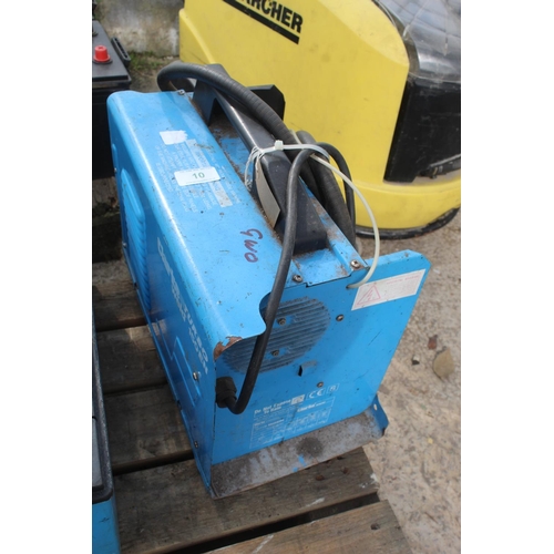 10 - CLARKE TURBO 150EN WELDER IN WORKING ORDER  NO VAT