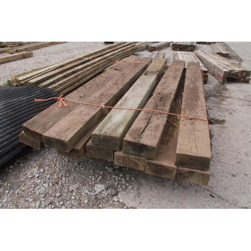 1093A - 11 POSTS 6 - 7 FT LONG  + VAT