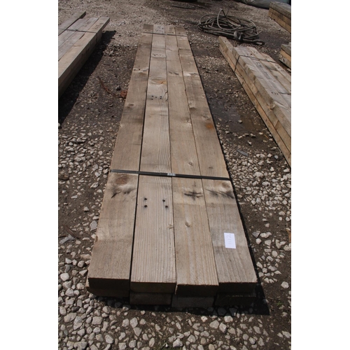 1127 - 8 TIMBERS 4 X 2 AND 8 FT LONG  NO VAT