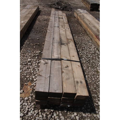 1128 - 12 TIMBERS 3 X 2 AND 6 FT LONG  NO VAT