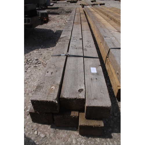 1141 - 6 TIMBERS 4 X 3 AND 18 FT LONG  NO VAT