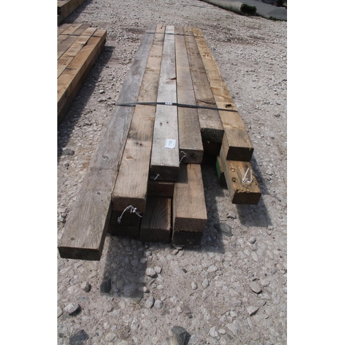 1145 - 18 TIMBERS 3 X 2  AND 6 FT LONG  NO VAT