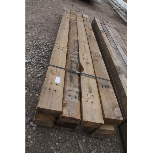 1160 - 12 TIMBERS 4 X 2 AND 7 FT LONG  NO VAT