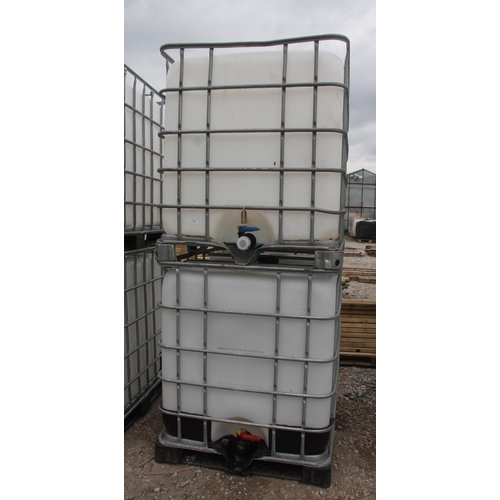 1191 - 2 IBC 1000L  NO VAT