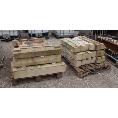 1208 - 2 PALLETS OF STONE SILLS  +  VAT