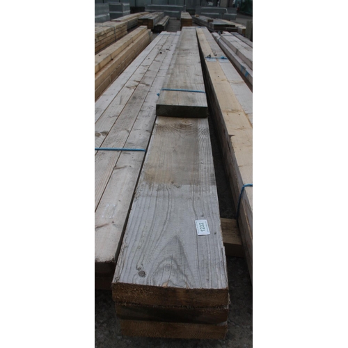 1232 - 5 TIMBERS 13'4 X 15' LONG AND 7.5 X 2  + VAT