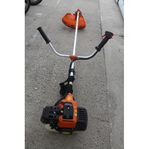 1261 - BULL HANDLE PETROL STRIMMER  NO VAT