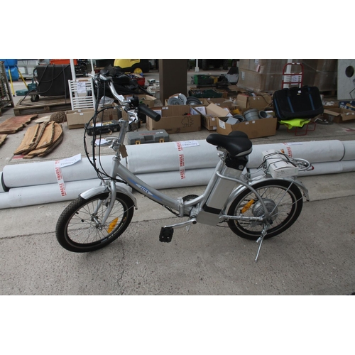 1266 - ALIEN FOLDING ELECTRIC BIKE WITH BATTERY CHARGER (BATTERY CHARGED)  NO VAT     KEY IN OFFICE