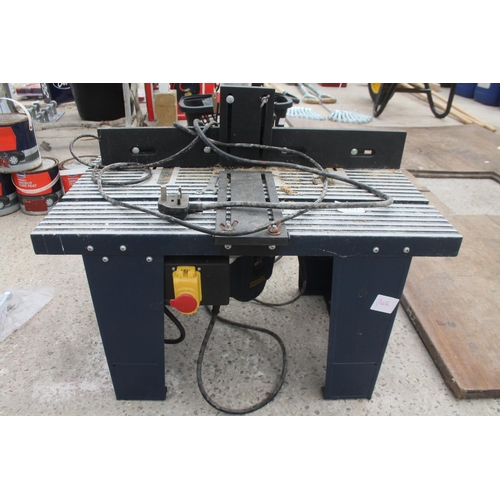 1287 - MACALLISTER ROUTER TABLE RT 200 IN WORKING ORDER  NO VAT