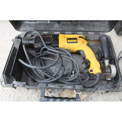 1333 - DEWALT SDS DRILL DW 566 IN WORKING ORDER  + VAT